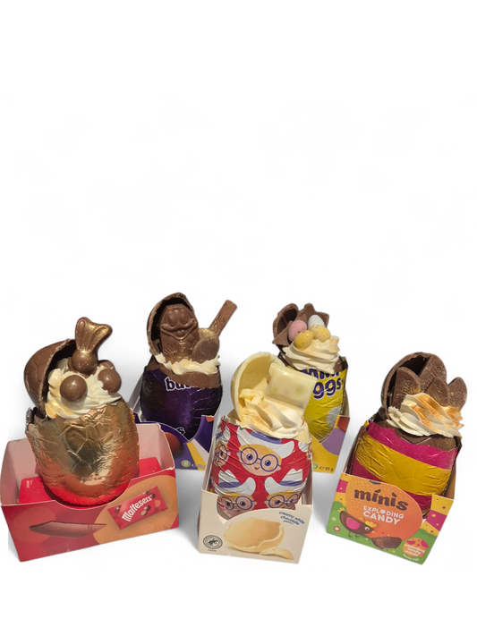 Cheesecake Filled Easter Eggs